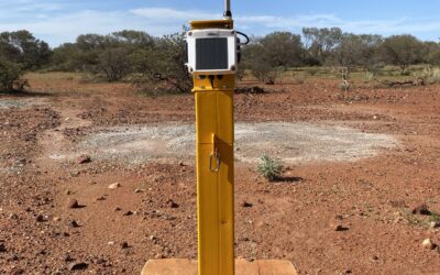Remote Solar Powered water logger at Liontown Lithium Project